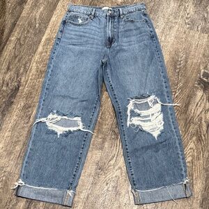 Distressed Blue Jeans by Altar’d State
